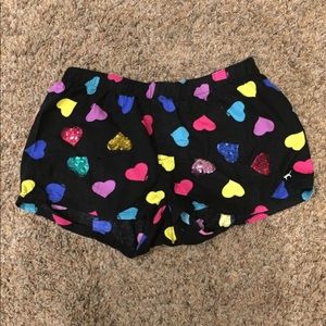 Pink Flannel Sequence Lounge Shorts